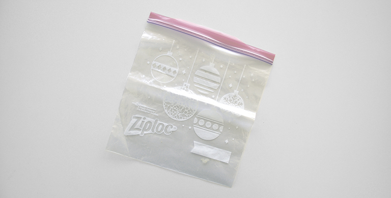 a ziplock bag