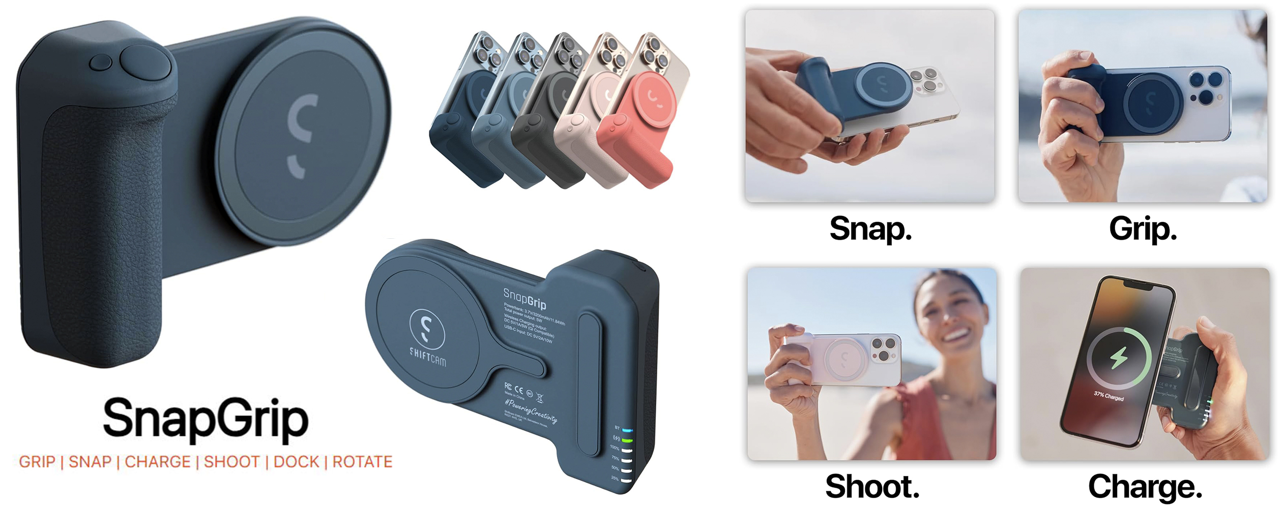 Shiftcam's SnapGrip - Holiday Gift Guide for Architects 2023