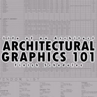 Architectural Graphics 101: Finish Schedules