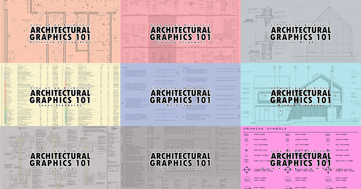 Architectural Graphics 101 from Bob Borson at Life of an Architect