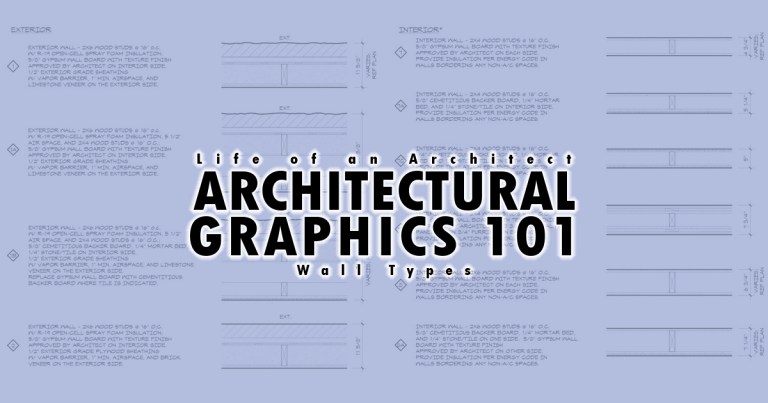 Architectural Graphics 101 Wall Types