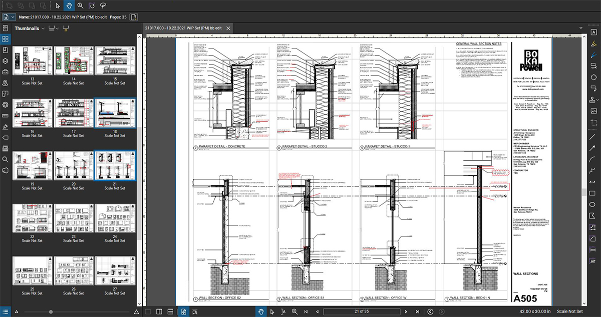 Architectural Graphics - Wall Sections