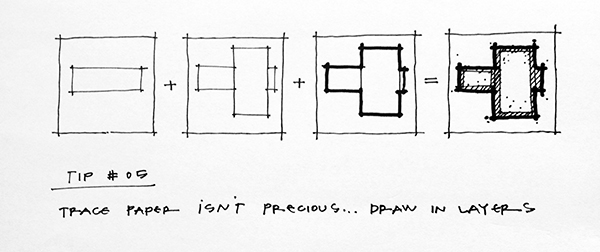 Architectural Sketching Tip 05