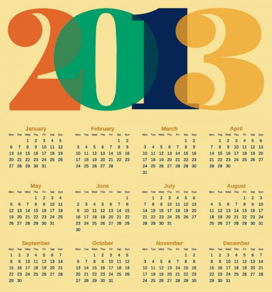 2013 Calendar