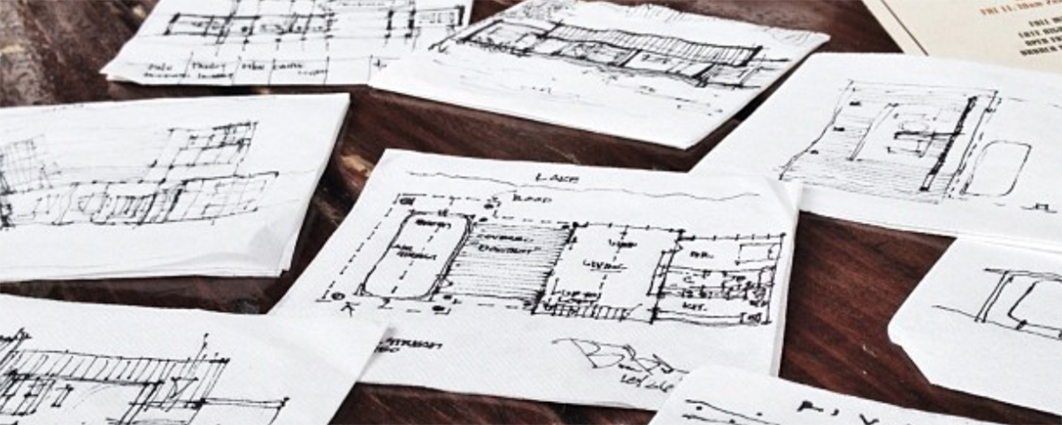 Creating a Culture of Design - napkin sketches