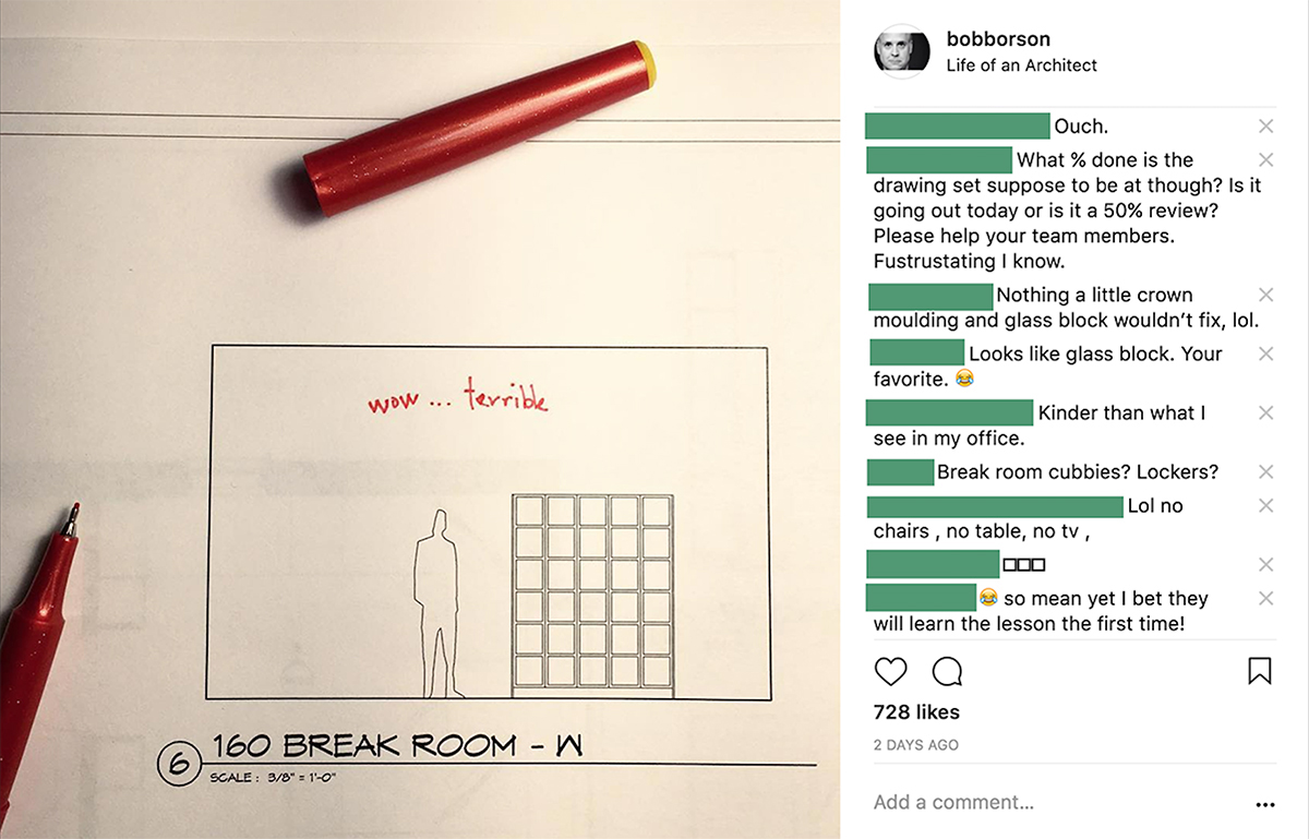 Creating Architectural Redlines - Design Comments from Instagram