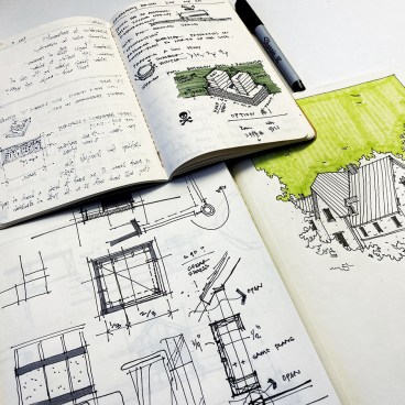 Dallas Architect Bob Borson - Sketchbooks June 2020