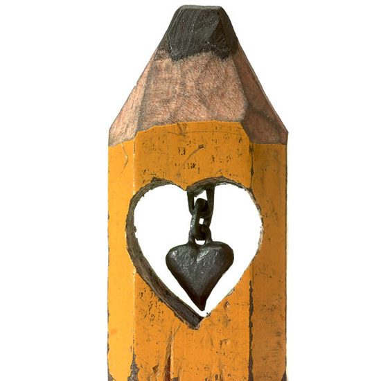 Dalton Ghetti pencil heart