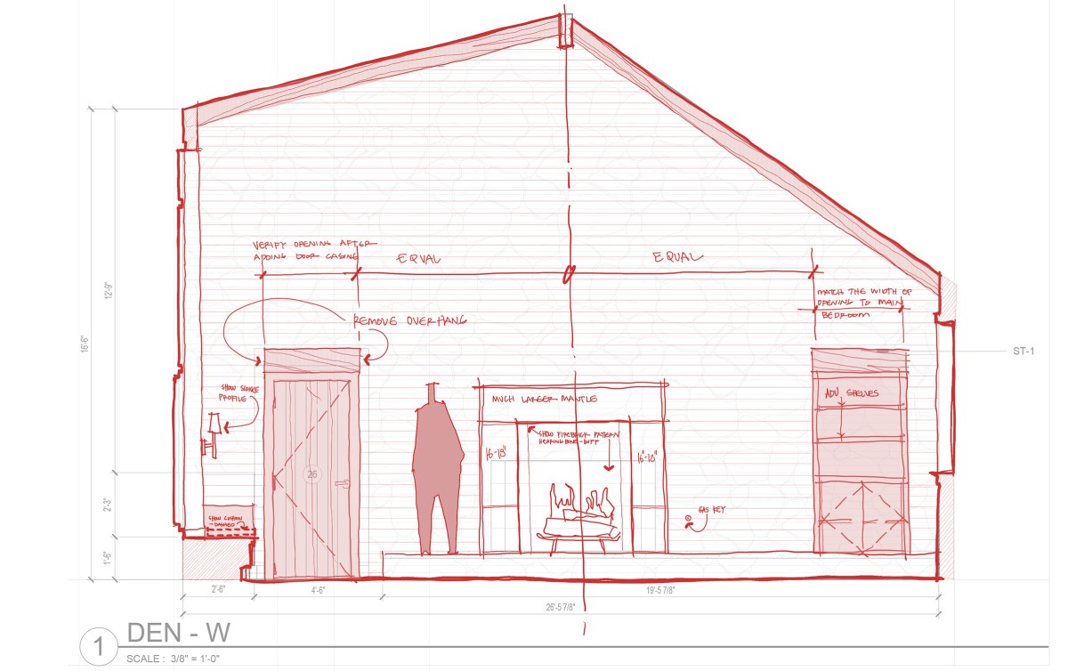 Architectural Redlines by hand on iPad using Procreate - Bob Borson