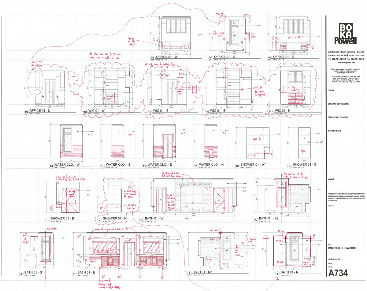 Design Process - Redlines