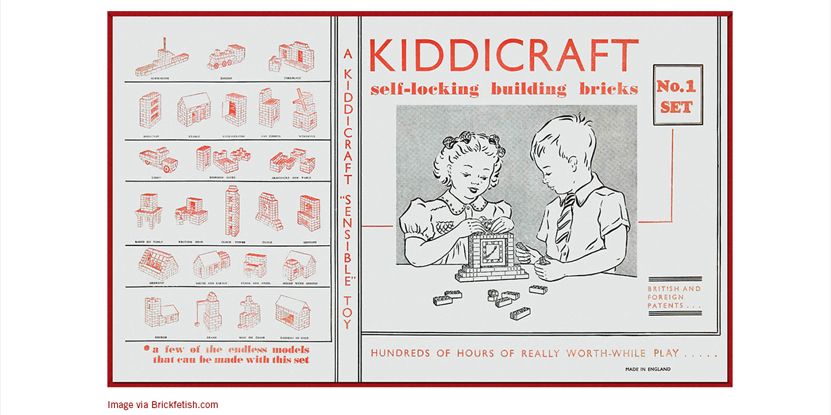 Kiddicraft Self Locking Building Bricks1947 via brickfetish