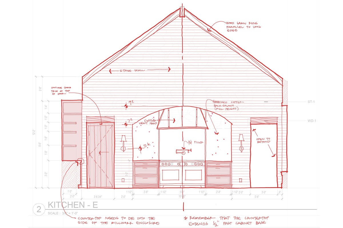 Architectural Redlines by hand on iPad using Procreate - Bob Borson