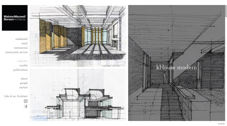 Malone Maxwell Borson Architects Sketches