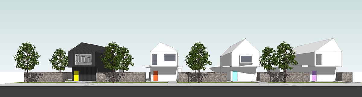 Modern Home Challenge Street elevation