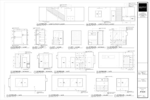 Modern House Drawings Bob Borson A704