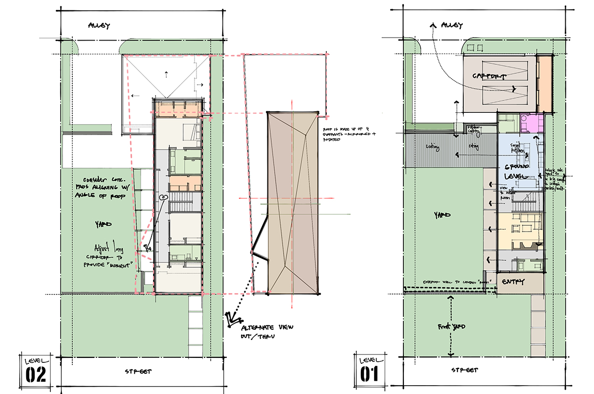 Modern House floor plan - Bob Borson