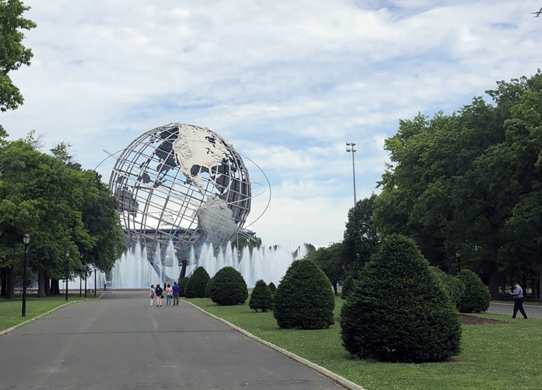 New York World's Fair Globe - photo by Bob Borson