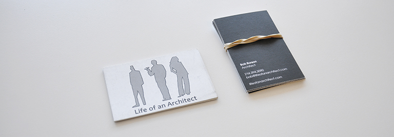 old Life of an Architect business cards