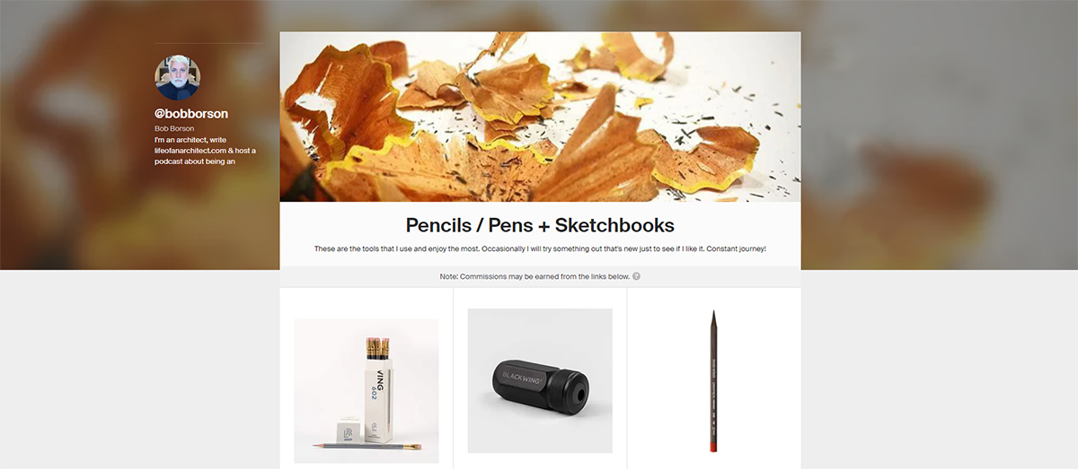 Pencils Pens and Sketchbooks