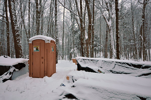 PortAPotty in the snow