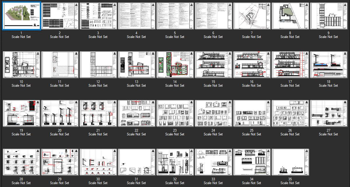 Residential Drawing Set Overall