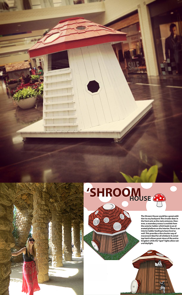 Sarah Fox Shroom House 2013 Life of an Architect Playhouse Design Competition Winner