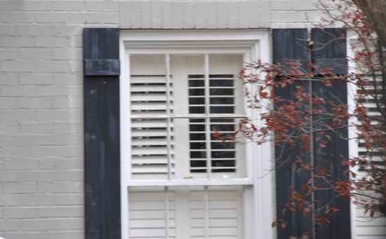Bad shutters on a house