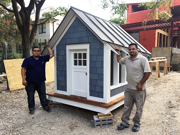 The Cottage Playhouse Juan Montelongo and Jose Gonzalez - BufordHawthorne Builders