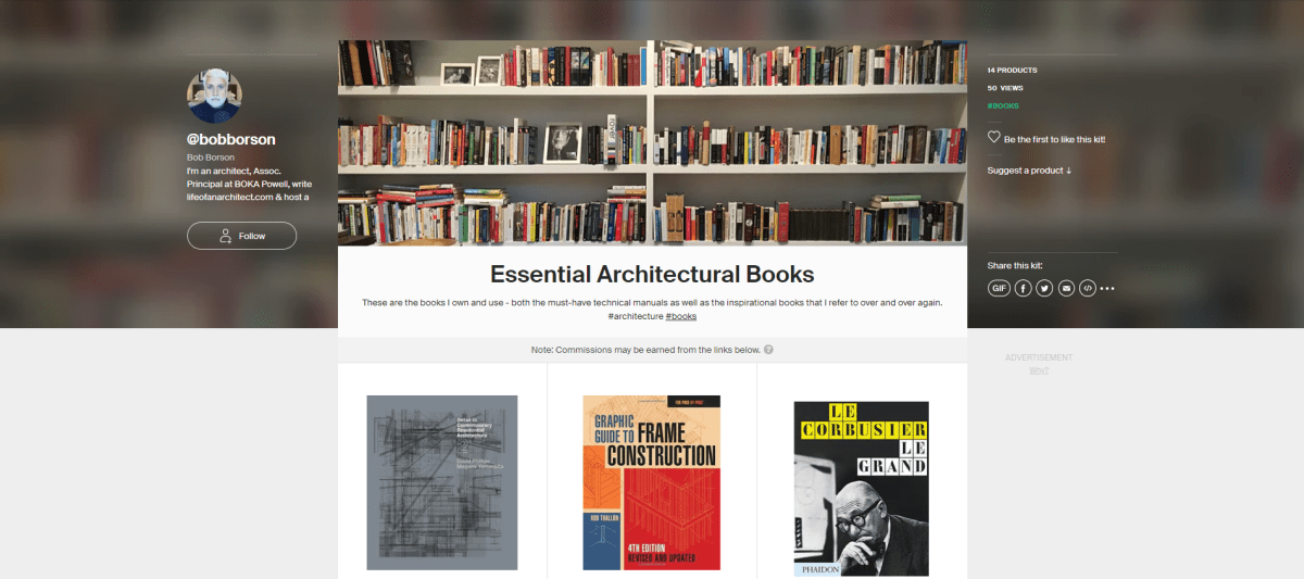 Essential architectural books